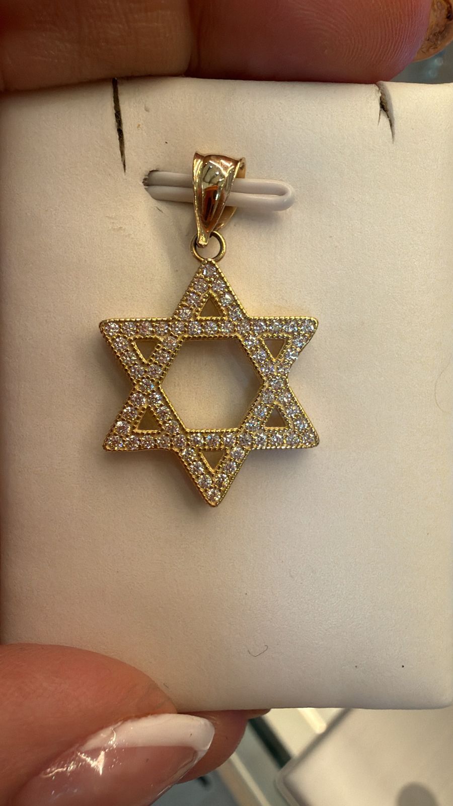 DIJE ESTRELLA DE ISRAEL 14K 2.8GR